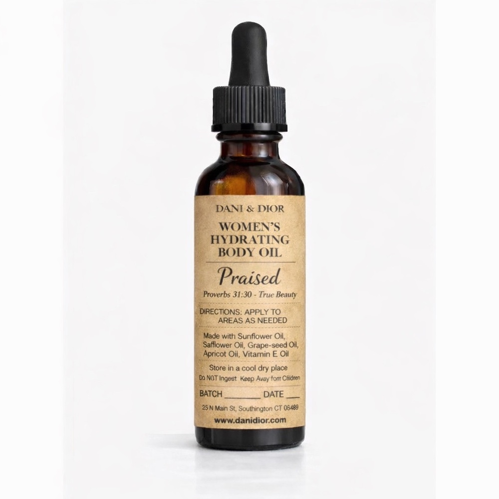 Praised Body Oil 1oz Proverbs 31:30